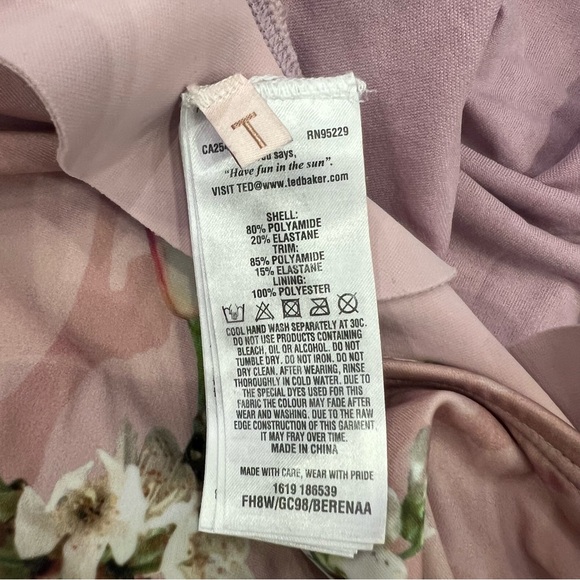 Ted Baker Berenaa Harmony Ruffle One Piece Swimsuit Women - Picture 11 of 12